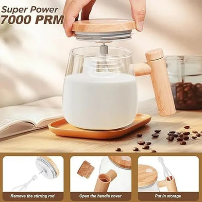 Taza mezcladora de vidrio Recargable