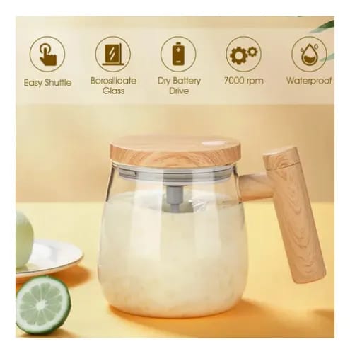 Taza mezcladora de vidrio Recargable